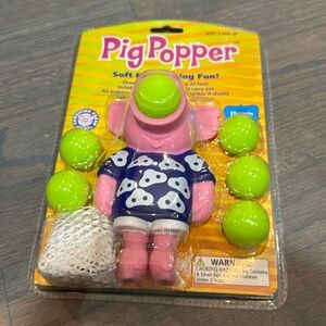 PIG POPPER SOFT FOAM FLYING‎ FUN GAME NEW SEALED